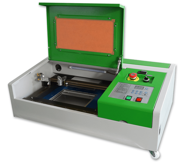 k40 laser machine green