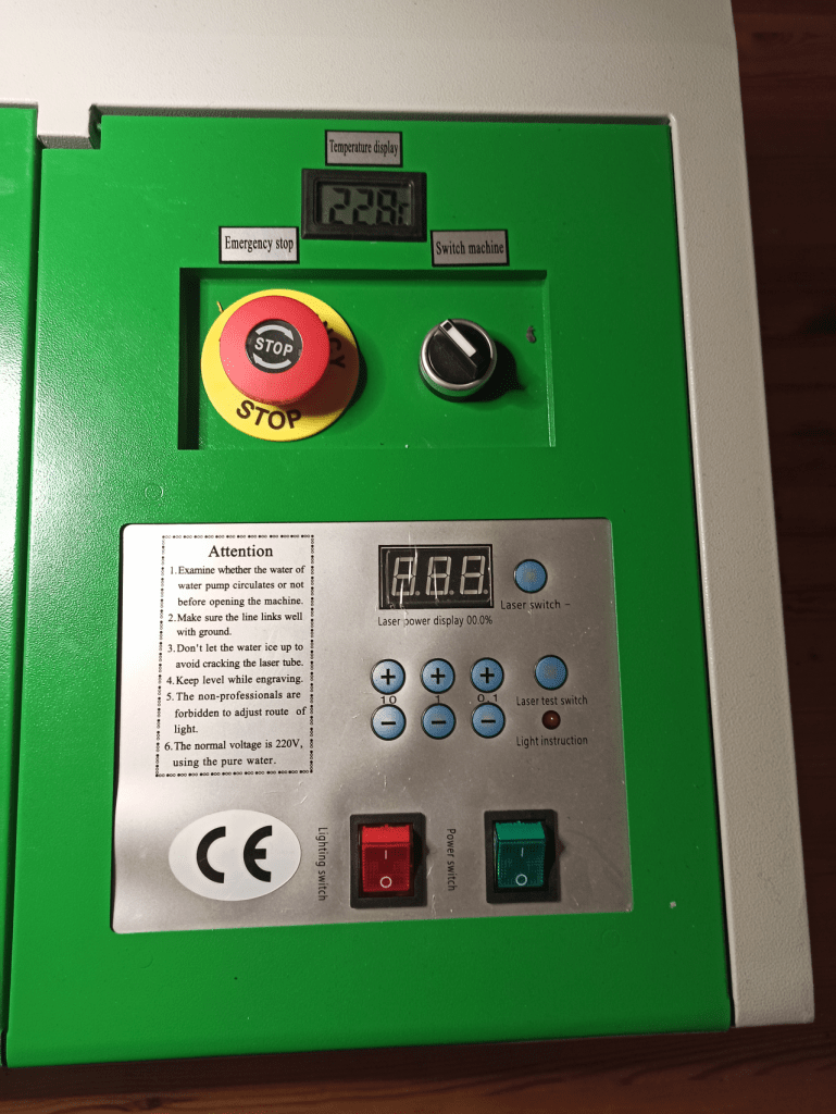 Don's Laser Things: K40 Laser: First improvements.